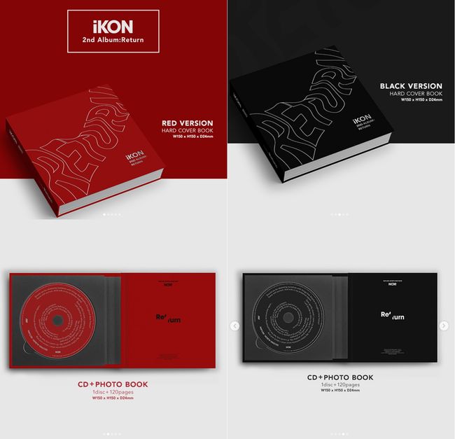 iKON 2ND ALEUM: RETURN 黒と赤　BOBBYソロアルバム iKON Drops Full Tracklist For New Album 'Return' iKON 2ND ALEUM