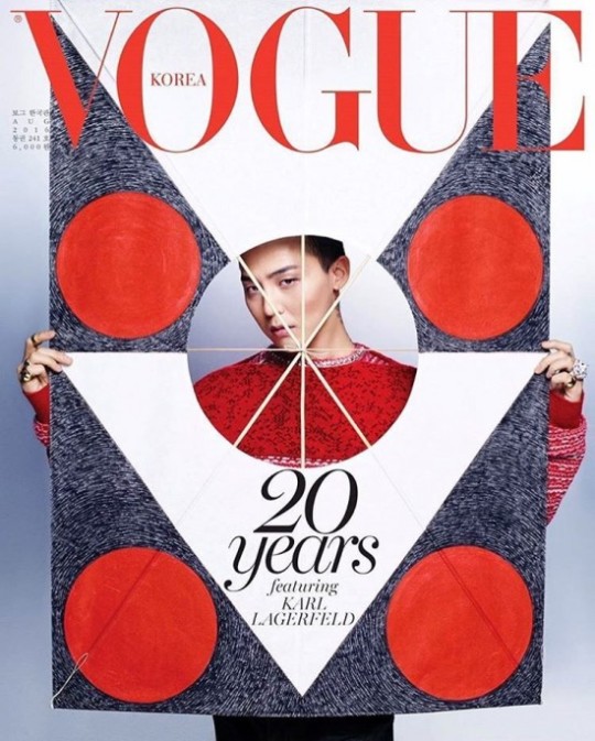 YG LIFE – G-DRAGON Appears on a Fashion Cover Showing Off His
