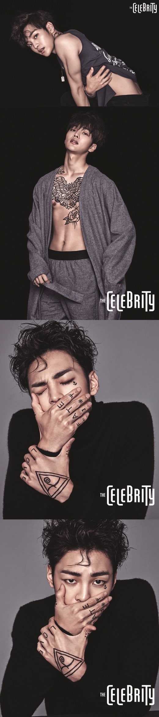 '압도적 섹시美'…김민재, 타투로 뒤덮인 복근노출 [화보] (미모열일) | 인스티즈