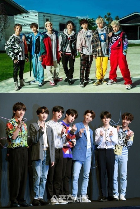 BALLISTIK BOYZ dituding meniru BTS, gimana menurut kalian? (dok. Sports Seoul)