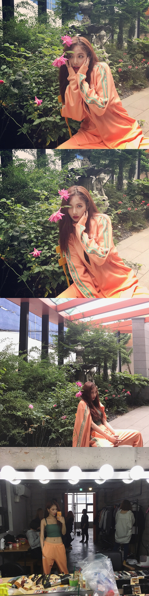 "섹시한 걸크러쉬"…현아, 독보적인 분위기